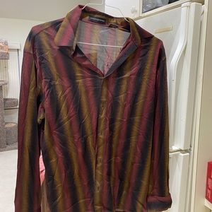 Jhane Barnes 100% silk shirt